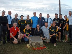 Team 2, 2013, at Brigade Hill along the Kokoda Track for Anzac Day celebrations